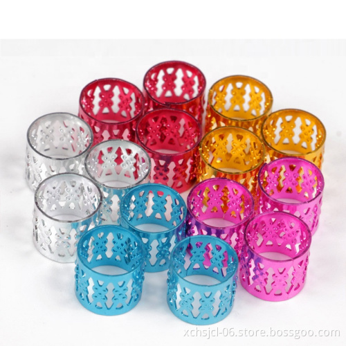 Colorful Wholesale Price 7 Colors Dreadlock Ring Dreadlock Beads Hair Extensions for Women with  Hair Extensions